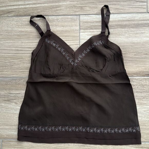 Gold Hawk Silk Lace Cami NWT XS - Picture 2 of 5